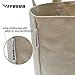 VIVOSUN 5-Pack 15 Gallons Grow Bags Heavy Duty Thickened Nonwoven Fabric Pots with Strap Handles Tan