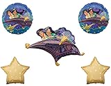 Aladdin 5 pc Birthday Party Balloons Decorations Supplies Jasmine