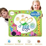 Doodle Drawing Mat - Rainbow Color Magic Water Painting Mat With 3 Magic Pen, 39
