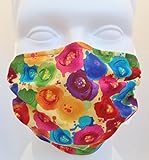 Breathe Healthy Dust, Allergy & Flu Mask - Comfortable, Washable Anti Dust Mask - Filters Dust, Pollen, Allergens, & Flu Germs - Allergy Mask - Ideal for Dog Grooming, Gardening, Sanding; Fantasia Design (Adult)
