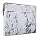MOSISO Laptop Sleeve Compatible with MacBook Air 11, 11.6-12.3 inch Acer Chromebook R11/HP Stream/Samsung/ASUS/Surface Pro X/7/6/5/4/3, Canvas Horizontal Painting Marble Carrying Bag