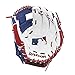 Wilson A200 MLB Logo T-Ball Baseball Glove, Right Hand, 10