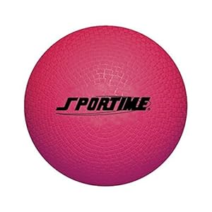 Sportime Playground Ball, 10 Inches, Red
