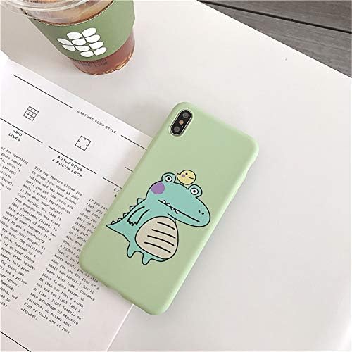 GPPG Apple Anti-Fall Phone Case for Iphone 7 8 Plus XR XS X Cartoon Anime All-Inclusive Frosted Soft Rubber Sleeve Iphone Silicone TPU Mobile phone Case