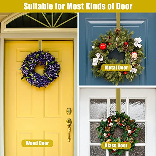 Kederwa Wreath Hangers for Front Door, Adjustable Wreath Hangers