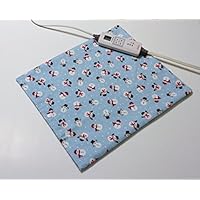 Replacement Cover for 12&rdquo; x 15&rdquo; Heating Pad ~ Heating Pad Cover ~ Cover Only ~ Tossed Snowmen Print