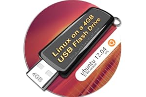 LINUXFREAK Ubuntu 12.04 on 8gb USB Stick Flash Drive, plus CD and Quick-Reference Guide