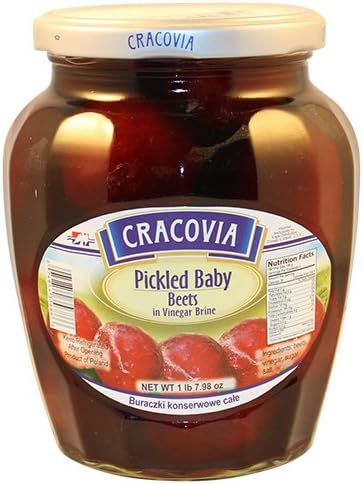Cracovia Pickled Baby Beets in Vinegar Brine 23.98oz