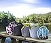Tabkoe Insulated Neoprene Lunch Bag Set with Tote, Bottle Sleeve, 2 Can Insulators & Adjustable Crossbody Shoulder Strap | Washable, Reusable, Stretchy, Extra Large Travel Lunch Box (Green Gray)