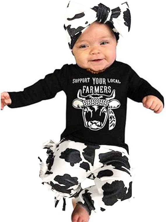 cow baby outfit