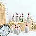 Kicko Miniature Bowling Game Set - 11 pieces 1.5 Inch Deluxe - for Kids, Playing, Party Favors, Fun, Boys, Girls, Bowlers Etc.