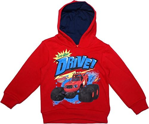 Blaze and The Monster Machines Drive Hodded Jumper Red 7 Years By BestTrend