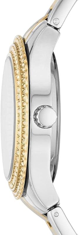 Stella Watch für Damen, Quarz-Dreizeiger-Datumswerk mit Edelstahlarmband