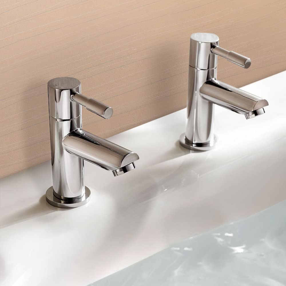 Nes Home Sink Basin Mono Bath Filler Bathroom Shower Mixer Chrome Brass Tap (Bath Taps)
