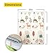 Gupamiga Play mat Baby PlayMat Baby mat Kids Play mat XPE Foam Floor Gym Slip Thickening Reversible Waterproof Play mat for Toddlers Portable Double Sides Toddler Outdoor or Indoor (47x71x0.8in)