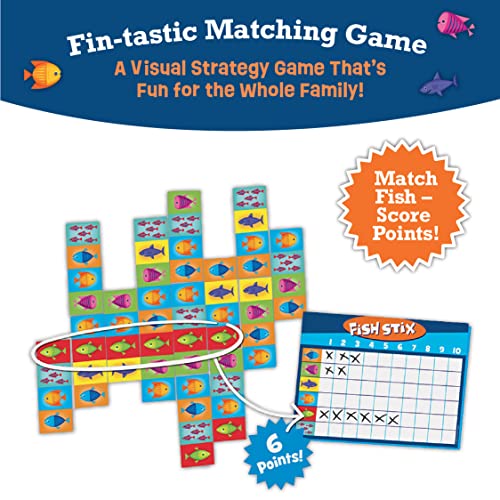 Peaceable Kingdom Award Winning Fish Stix The Kids' Board Game Where