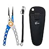 Aluminum-Fishing-Pliers-Hook-Removers-Fishing-Line-Cutters-with-Coiled-Lanyard-and-Belt-Holder-Sheath