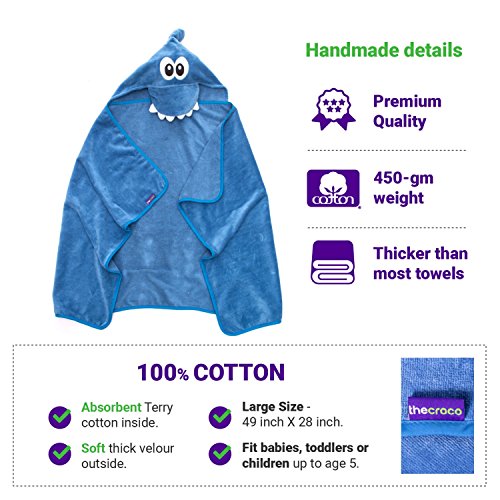 1 TheCroco+Premium+Hooded+Towel+Exceptionally