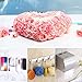 SANXIA Double Sided Adhesive Grip Tape, Traceless Transparent Gel Mat Tape Washable Removable and Reusable Sticky Anti-Slip Gel Tape for Photos Posters, Fix Carpet Mats or Office Wall
