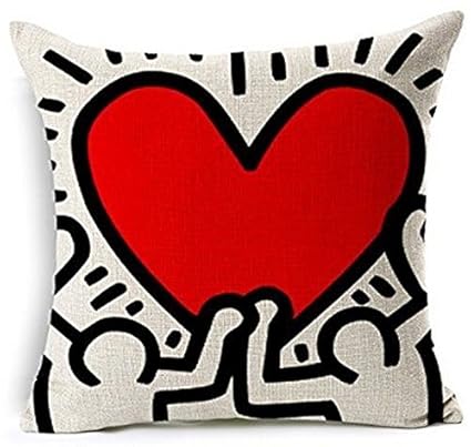 Amazon Com Sale Shower Curtain Keith Haring S Graffiti Art