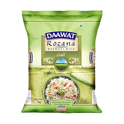 Daawat Rozana Gold Basmati Rice, 1kg