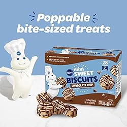Pillsbury Mini Sweet Biscuits, Chocolate Chip, 10.5