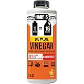 HARRIS 30% Extra Strength Concentrated Vinegar, 32 Fl Oz Bottle | Home Cleaning and Outdoor Use, Citrus Scent, Makes 16 Gallons