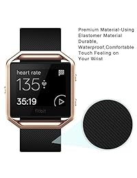 Bandas de Fitbit Blaze, eseekgo 3 Pack de silicona banda para Fitbit Blaze Repuestos Sport Fitness Pulsera Accesorio (no Tracker)