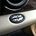 GoBadges IP01 Mini Cooper R55,56,57,58,59 Door Pull and Glove Box Cap - Blackjack