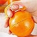 CJESLNA 4 x Orange Opener Peeler Slicer Cutter Plastic Lemon Citrus Fruit Skin Remover