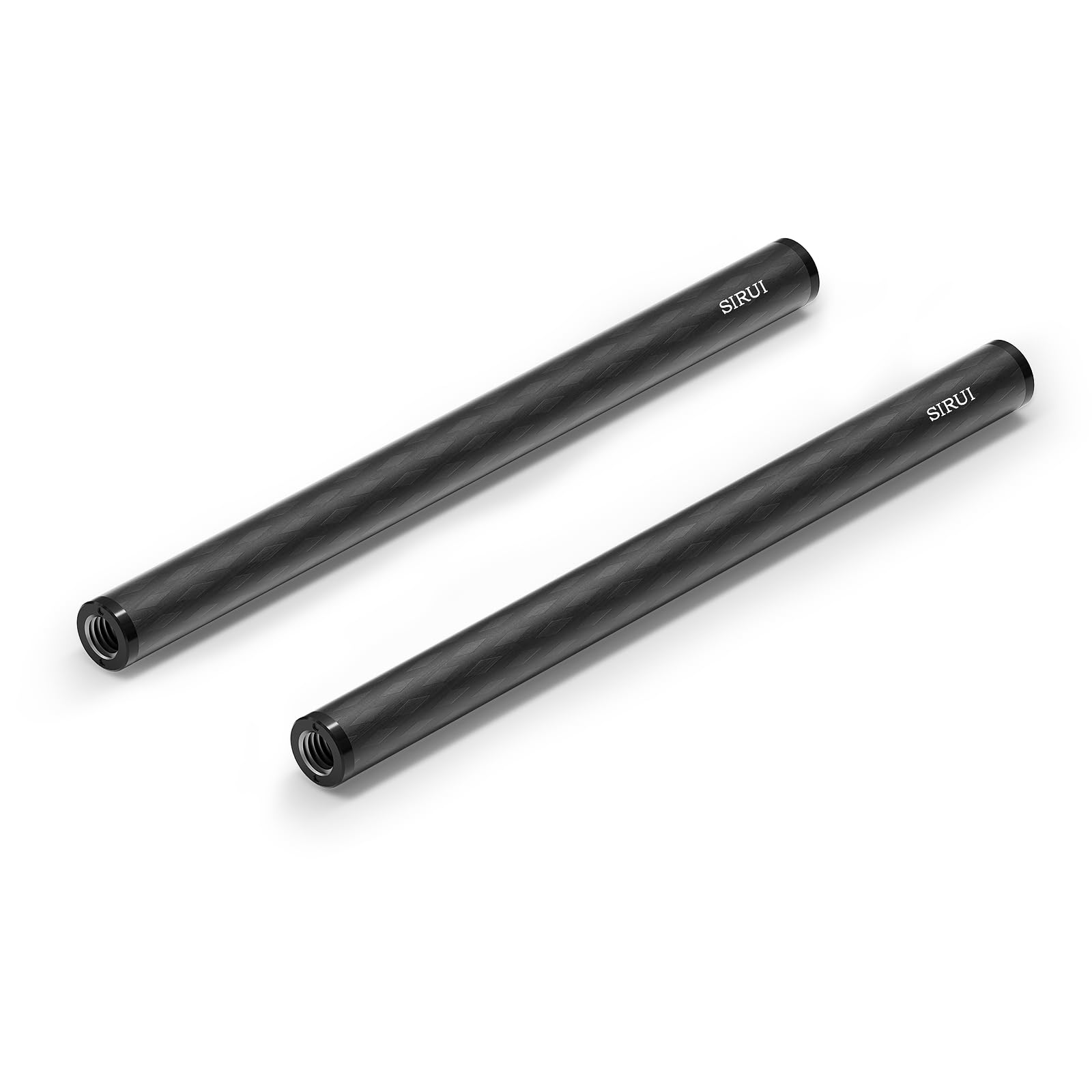 SIRUI 15mm Carbon Fiber Rod, Universal 8''/20cm Camera Rail Rods for 15mm Rod Rail Support System, Follow Focus, Should Rig, AM-CR200, 2 Pack