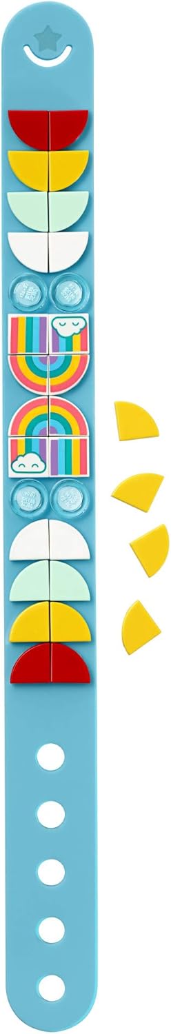 LEGO DOTS Rainbow Bracelet 41900 DIY Craft Bracelet Making Kit; A Fun Craft kit for Kids who Like Making Creative Jewelry, That Also Makes a Cool Holiday or Birthday Gift Toy, New 2020 (33 Pieces): Toys & Games