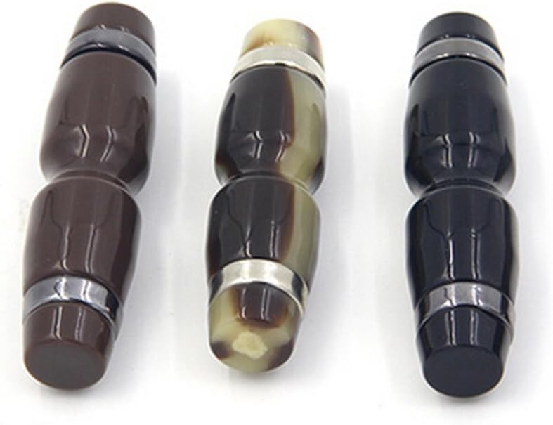 Urchart DIY Craft Sewing 6PCS Resin Horn Toggle Coat Buttons 6015mm (2.36"0.59") (Black)