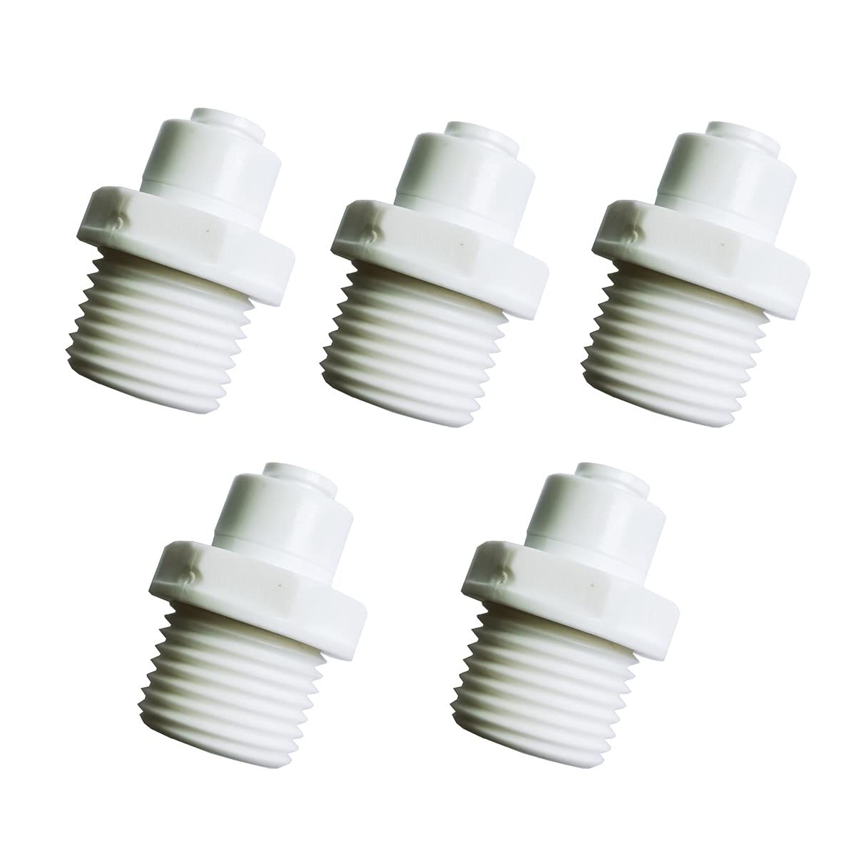 Photo 1 of YZM 1/2" Male Thread x 1/4" OD tube Quick Connector fittings Water Purifiers Filters Reverse Osmosis Systems accessories set of 5.