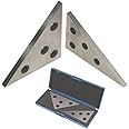 Anytime Tools Angle Block Set 30-60-90 & 45-45-90 Precision +/- 20 Seconds, Machinist Tool, 2 Piece Set