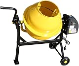 Panana 63L Electric Cement Mixer 250W Portable Concrete Mortar Mixer Wheels 230V view 7