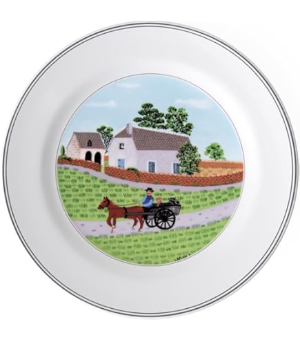 はくちゃん　Villeroy & Boch　ナイーフプレート Amazon.com | Villeroy & Boch Design Naif Dinner Plate #6-Hunter