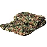 LOOGU Custom Woodland Camo Netting Camping Military Hunting Camouflage Net (150D Polyester, 10x16.5ft)