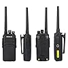 Retevis-RT81-IP67-Waterproof-DMR-DigitalAnalog-Two-Way-Radio10W-Rechargeable-32-Channel-UHF-400-470-Mhz-VOX-Encryption-with-Earpiece-PairBlack-and-Programming-Cable