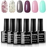 Gellen Matte Top Coat and High Gloss Top Coat, (8ml Each, 2 bottles)