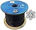 Black Vinyl Coated Steel Aircraft Cable 1/8
