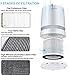 RIGOGLIOSO True HEPA Filter Air Purifier for Home Smokers Allergies and Pets Hair,Filtration System Cleaner Eliminators,Compact Desktop Purifiers Filtration with Night Light,Air Cleaner,GL2109