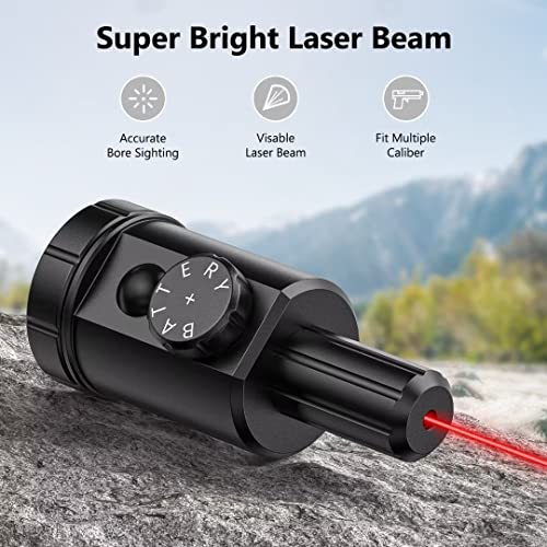MidTen Bore Sight, Laser Bore Sight Kit with Connection, Red