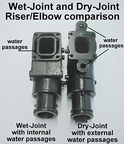 GLM Marine Mercruiser Chevy Marine 5.0L 305 5.7L 350 GLM Exhaust Manifold. (2 Manifolds)