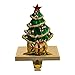 Kurt Adler Zinc Christmas Tree Stocking Holder Decor