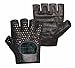 Weight Lifting Training Leather and Crochet Fingerless Driving Cycling Wheelchair Gloves W-1042 (Large)