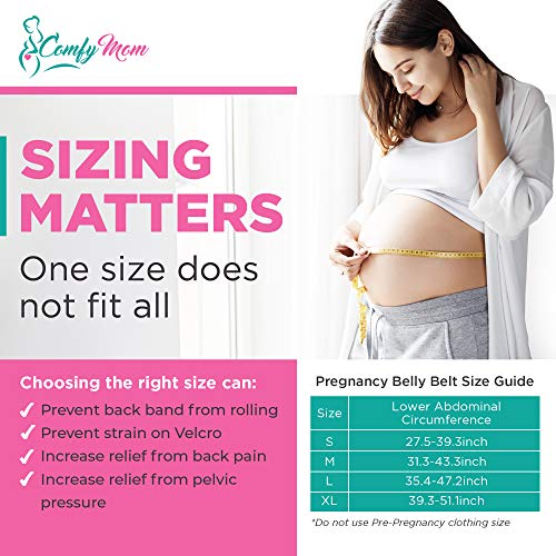Belly Band for Pregnancy, Pregnancy Belly Support Band Maternity Belt for Back Pain