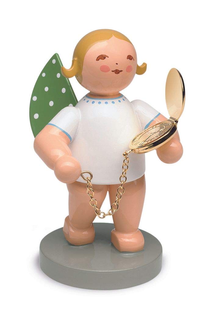 Wendt & Kühn Gold Edition No 12 Companion Angel with Pocket Watch Gold-Plated 650/125