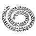Mens Stainless Steel Silver Tone 15MM 27