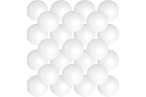 SEEVOR 28 Pcs Balls Table Tennis Balls 40mm Color Plastic Balls Bulk Washable Small Game Balls for Party Decoration Handcrafted Art Carnival Pool Games